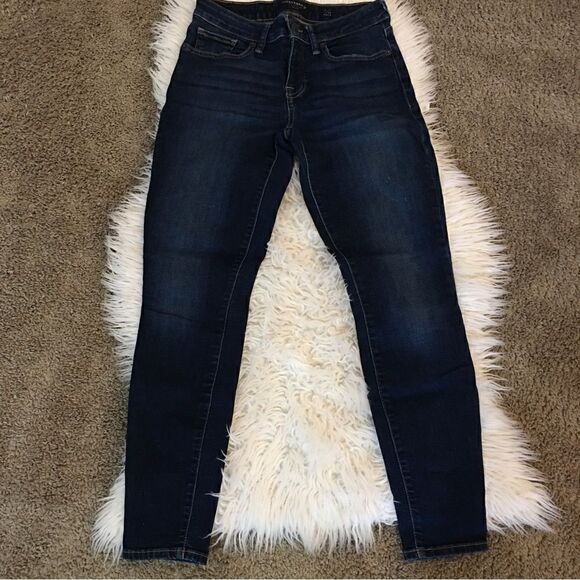 NEW w/o Tags LUCKY BRAND LOW RISE SKINNY! Dark wash - Picture 3 of 7
